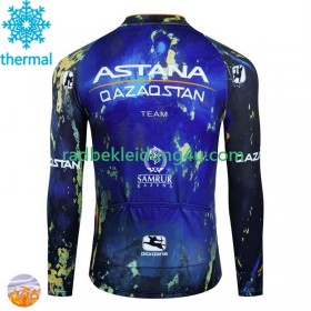 Radtrikot Winter Thermal Fleece Astana Qazaqstan 2024
